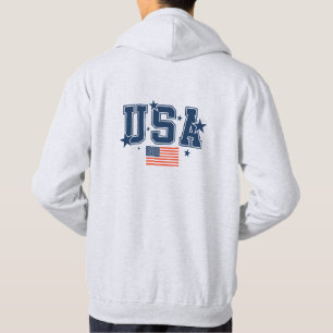 Sudadera con capucha USA para hombres