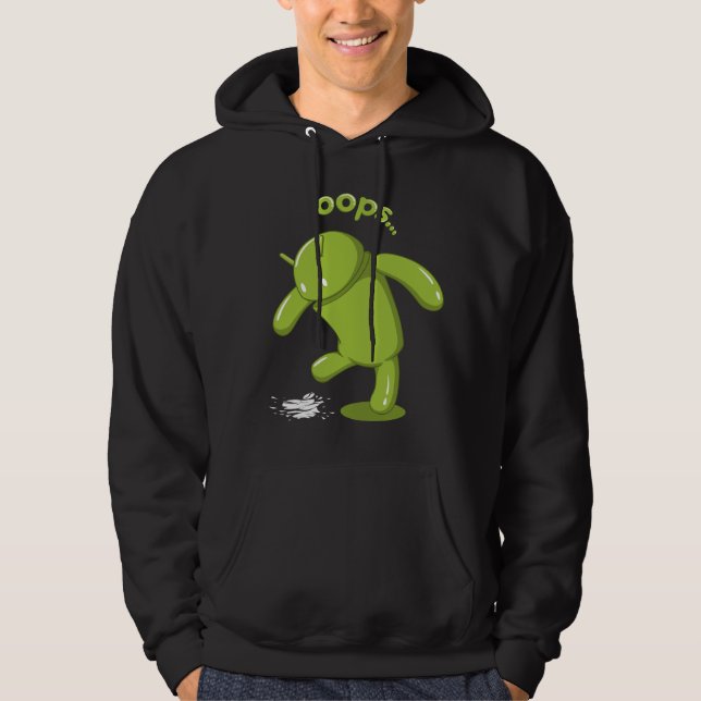 Sudadera con capucha V.2 del androide Oops (Anverso)