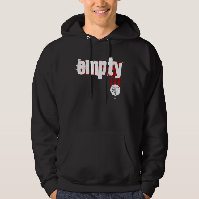 Sudadera con capucha vacía del descenso (Anverso)