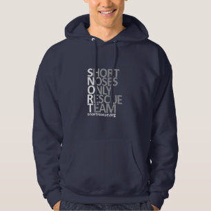 Sudadera con capucha vertical "oscuridad " del