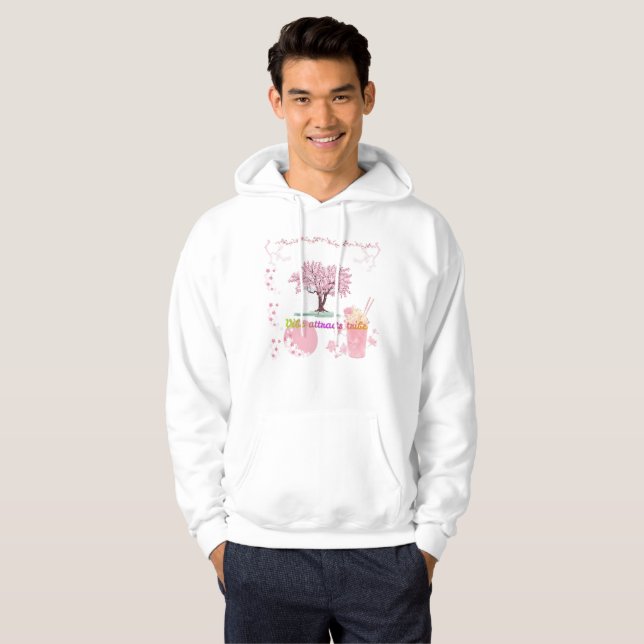Sudadera con capucha Vibe Attracts Tribe Flor de C (Anverso completo)