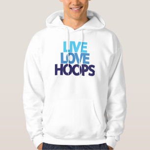 Sudadera con capucha viva de los aros del amor
