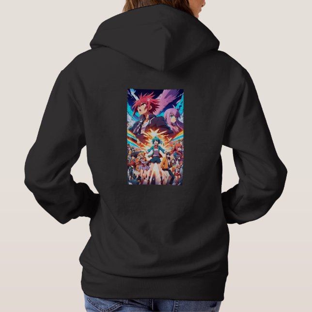 Sudadera con capucha Xen Powers (Reverso)