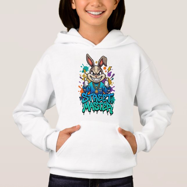 🌈🐻 Sudadera con capucha y camiseta para niños: ¡ (Anverso)