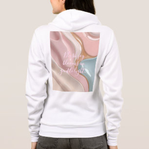 Sudadera con capucha y cremallera completa en gráf