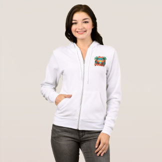 Sudadera con capucha y cremallera de Bella+Canvas