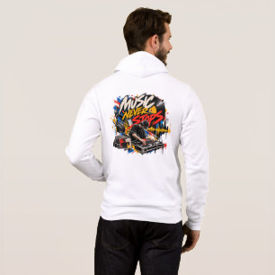 Sudadera con capucha y cremallera de DJ Graffiti A