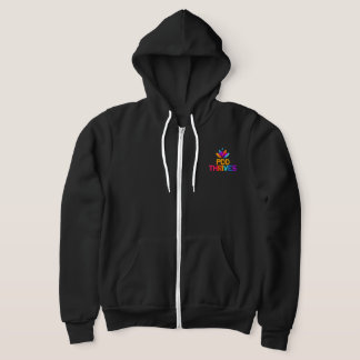 Sudadera con capucha y cremallera de logo clásico
