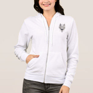 Sudadera con capucha y cremallera para mujer