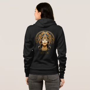 Sudadera con capucha y cremallera para mujer