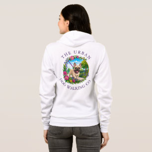Sudadera con capucha y cremallera para paseadores 