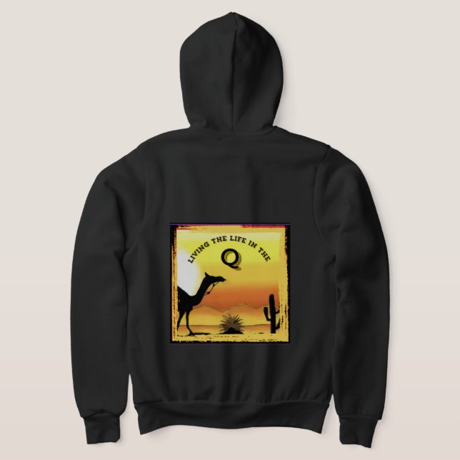Sudadera con capucha y cremallera Quartzsite (Distribución Reverso )