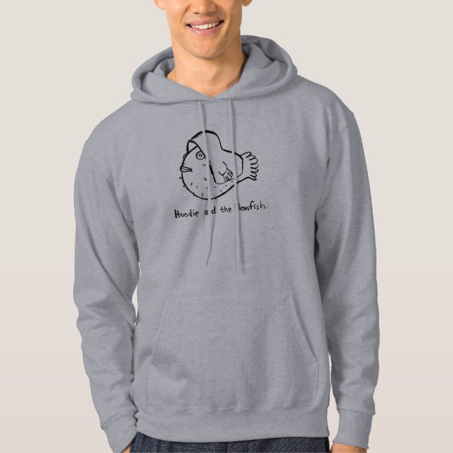 Sudadera con capucha y el blowfish (Anverso)