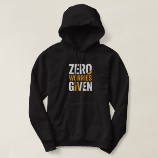 Sudadera Con Capucha 'Zero Worries Given'