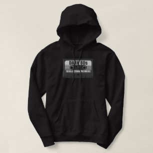 Sudadera con cinta de casete de los 80s OSCURA