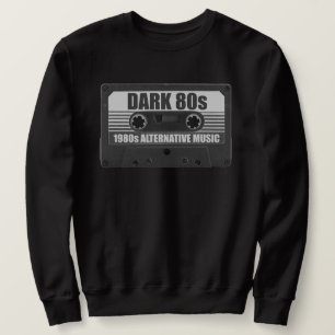 Sudadera con cinta de casete de los 80s OSCURA