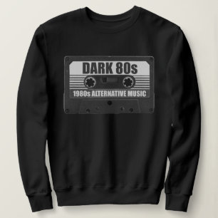 Sudadera con cinta de casete de los 80s OSCURA