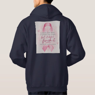 Sudadera con Cinta Rosa de Concientización sobre e
