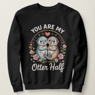 Sudadera con cita de amor de pareja linda