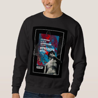 Sudadera con cita de aventura Vive plenamente moti