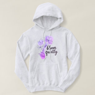 Sudadera con cita de confianza tranquila Bloom sil