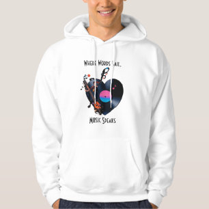 Sudadera con cita inspiradora para amantes de la m