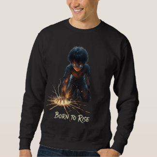 Sudadera con cita motivacional para él.