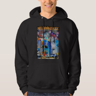Sudadera con collage de Milwaukee 2026