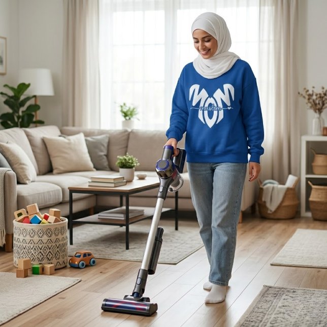 Sudadera con corazón de mamá musulmana (Subido por el creador)