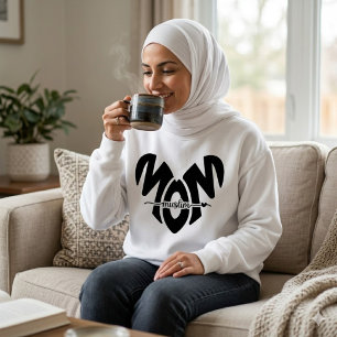 Sudadera con corazón de mamá musulmana