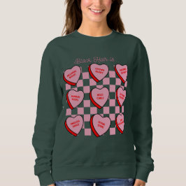 Sudadera con corazones de caramelo del Día de San 