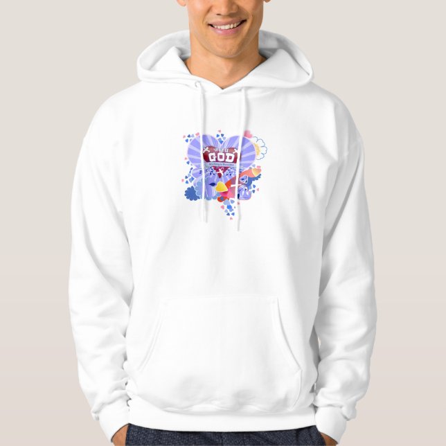 Sudadera Con Corazones de Dios (Anverso)