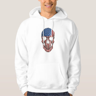 Sudadera con cráneo de estrellas y barras