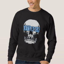 Sudadera con cráneo de rock