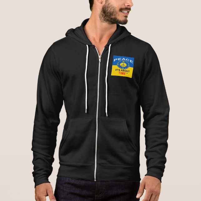 Sudadera con Cremallera de Bella+Canvas (Anverso)