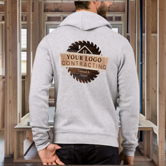 Sudadera con cremallera de logotipo de contratista (Subido por el creador)