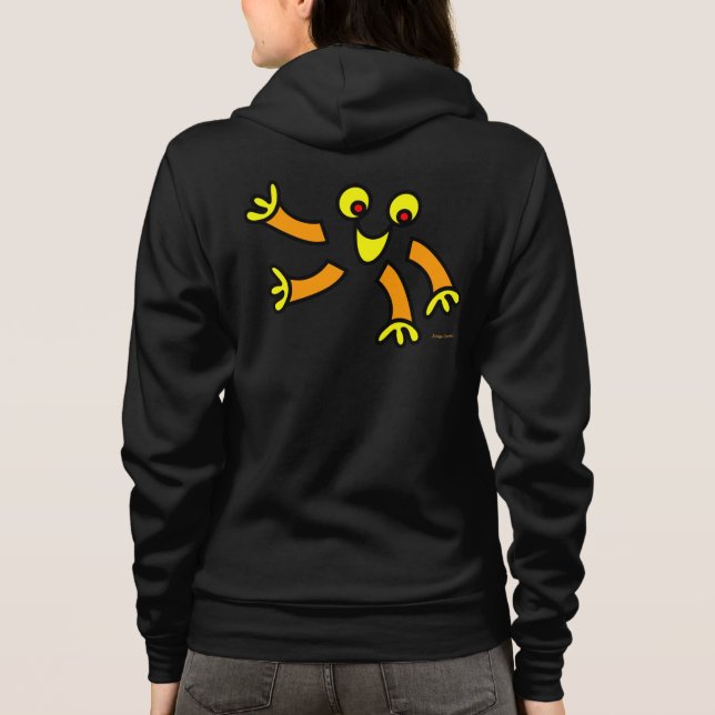 sudadera con cremallera divertida (Reverso)