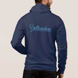 Sudadera con cremallera para hombre-Yellowstone
