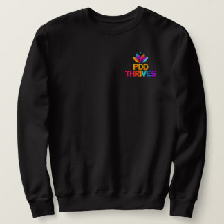 Sudadera con cuello de tripulación con logotipo cl