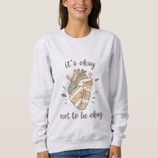 Sudadera con cuello de tripulación de consuelo sin