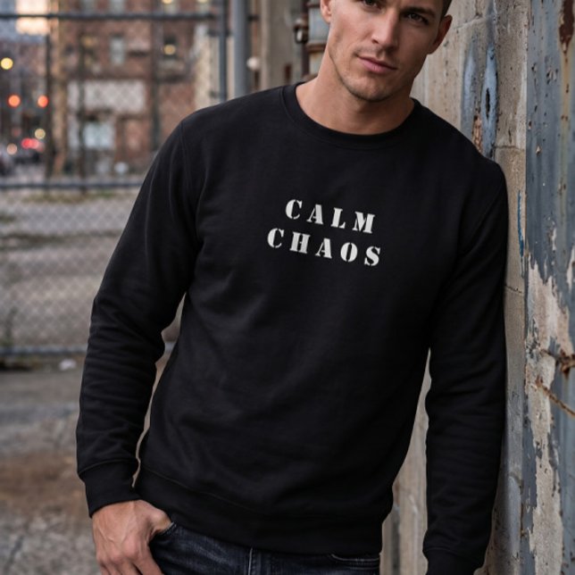 Sudadera con cuello redondo Paradox - Calm Chaos (Subido por el creador)