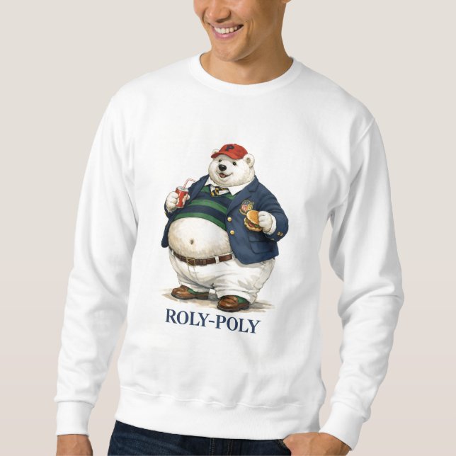 Sudadera con cuello redondo Roly Poly (Anverso)