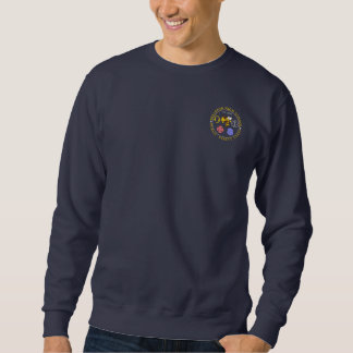 Sudadera con cuello redondo y logo clásico