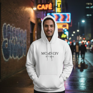Sudadera con Cumpleaños en Numerales Romanos 1994