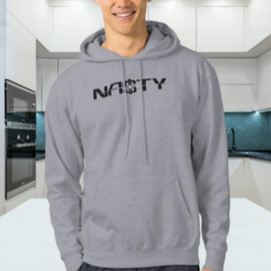 Sudadera con declaración NASTY