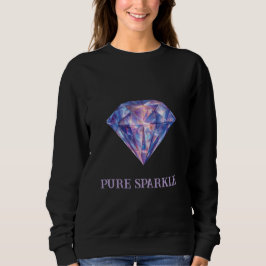Sudadera con diamantes minimalistas Pure Sparkle 