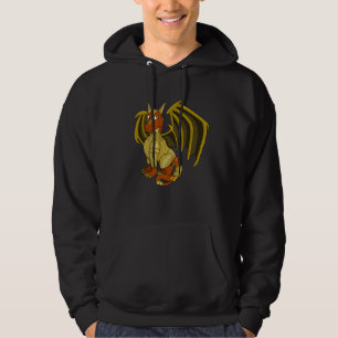 Sudadera con dibujo de dragón guerrero