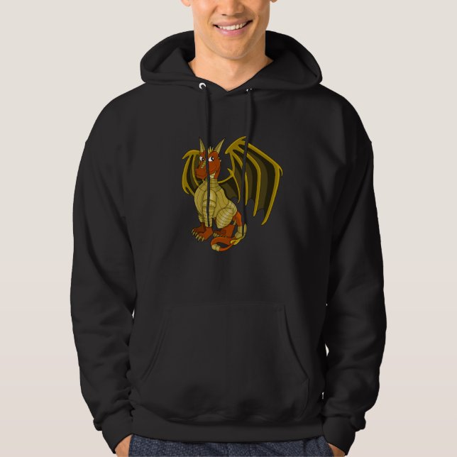 Sudadera con dibujo de dragón guerrero (Anverso)