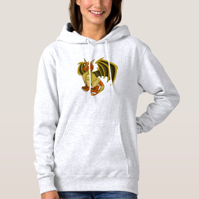 Sudadera con dibujo de dragón guerrero (Anverso)