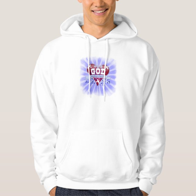 Sudadera Con Dios cualquier cosa es posible (Anverso)